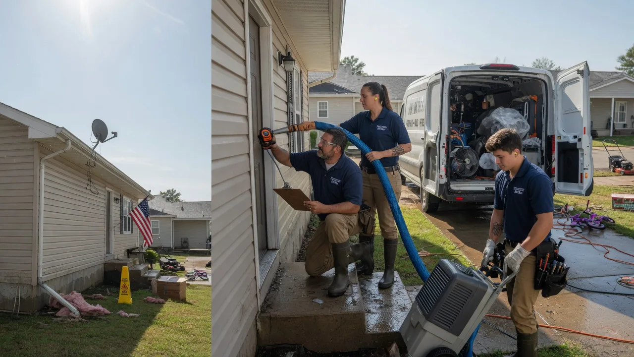 Ceiling Water Damage Restoration in Eleroy, IL near me